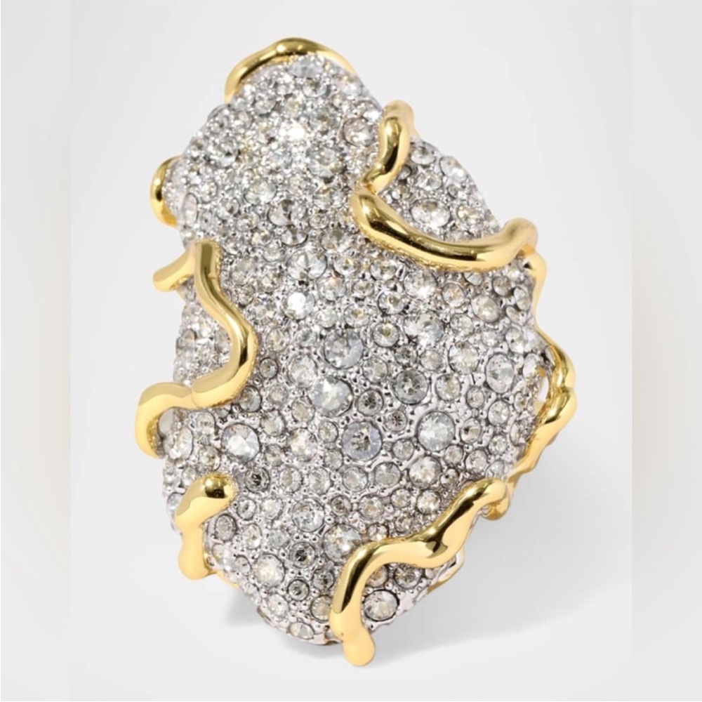 Alexis Bittar Solanales Large Crystal Pavé Geode Ring